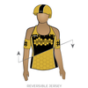 All City Rollers Hunnies: Reversible Uniform Jersey (BlackR/YellowR)