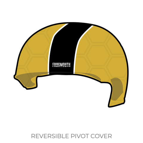 All City Rollers Hunnies: 2019 Pivot Helmet Cover (Yellow)