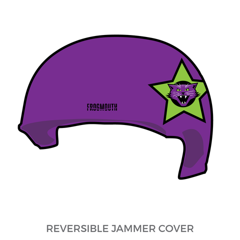Queen City Roller Derby Alley Kats: Jammer Helmet Cover (Purple)