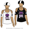 Queen City Roller Derby Alley Kats: Reversible Scrimmage Jersey (White Ash / Black Ash)