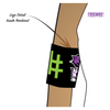 Queen City Roller Girls Alley Kats: Reversible Armbands