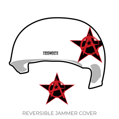 Austin Anarchy: 2019 Jammer Helmet Cover (White)