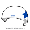 Jersey Shore Roller Derby Anchor Assassins: Two pairs of 1-Color Reversible Helmet Covers (Black/White)