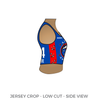Jersey Shore Roller Derby Anchor Assassins: Reversible Uniform Jersey (RedR/BlueR)