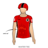 Androscoggin Fallen Angels Roller Derby League: Reversible Uniform Jersey (RedR/WhiteR)