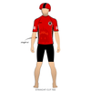 Androscoggin Fallen Angels Roller Derby League: 2018 Uniform Jersey (Red)