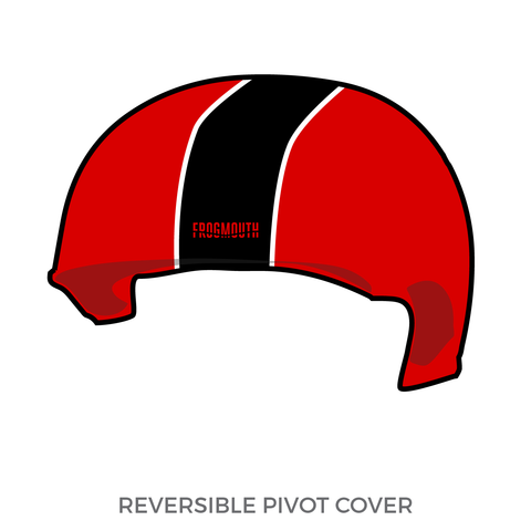 Androscoggin Fallen Angels Roller Derby League: 2018 Pivot Helmet Cover (Red)