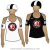 Apple City Roller Derby: Reversible Scrimmage Jersey (White Ash / Black Ash)