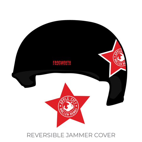 Apple City Roller Derby: 2019 Jammer Helmet Cover (Black)