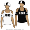 Athens Ohio Roller Derby: Reversible Scrimmage Jersey (White Ash / Black Ash)