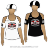 Atlanta Junior Roller Derby: Reversible Scrimmage Jersey (White Ash / Black Ash)