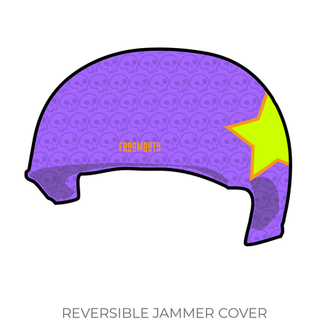 Atlanta Junior Roller Derby: Jammer Helmet Cover (Purple)