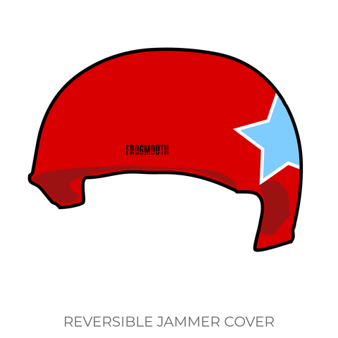 Atlanta Junior Roller Derby Travel Teams: 2019 Jammer Helmet Cover (Red)