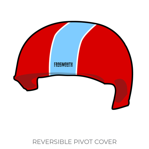 Atlanta Junior Roller Derby Travel Teams: 2019 Pivot Helmet Cover (Red)