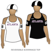 Atlanta Mens Roller Derby: Reversible Scrimmage Jersey (White Ash / Black Ash)