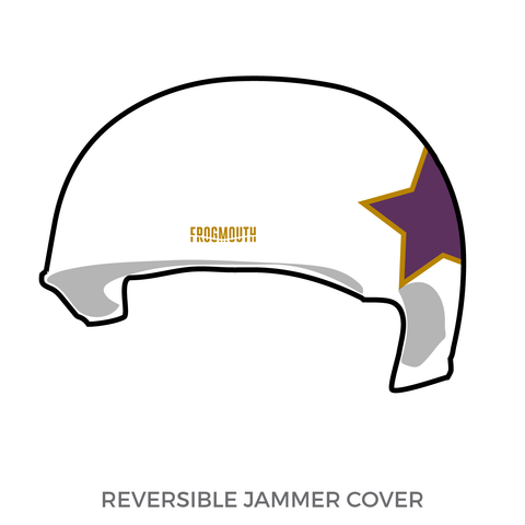 Atlanta Mens Roller Derby: 2018 Jammer Helmet Cover (White)