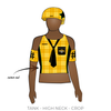 Kansas City Roller Warriors Black Eyed Susans: Uniform Jersey (Yellow)