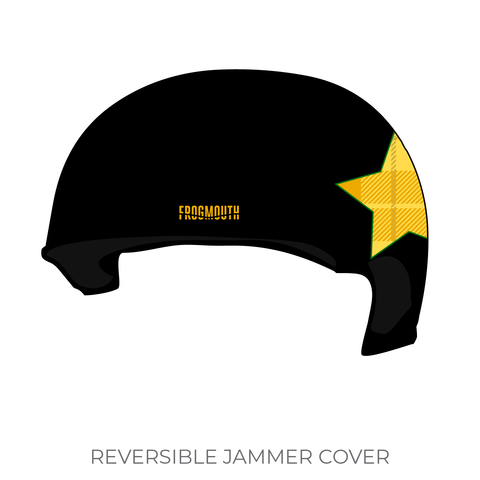 Kansas City Roller Warriors Black Eyed Susans: Jammer Helmet Cover (Black)