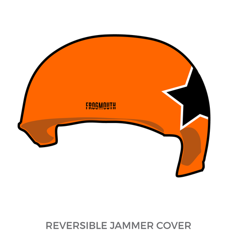 Basin Bombers Roller Derby: Jammer Helmet Cover (Orange)