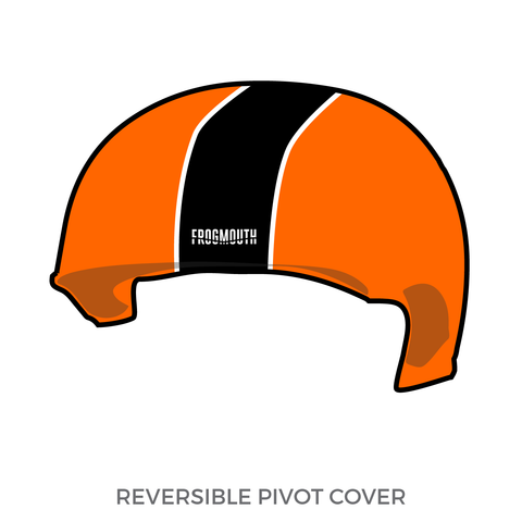 Basin Bombers Roller Derby: Pivot Helmet Cover (Orange)