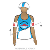Beach Cities Roller Derby: Reversible Uniform Jersey (BlueR/WhiteR)