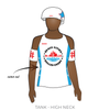 Beach Cities Roller Derby: 2019 Uniform Jersey (White)