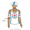 Beach Cities Roller Derby: 2019 Uniform Jersey (White)