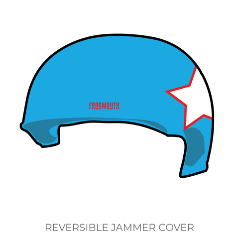 Beach Cities Roller Derby: 2019 Jammer Helmet Cover (Blue)