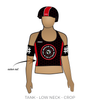 Wasatch Roller Derby Beehive Skate Revolution: Uniform Jersey (Black)