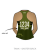 Benton County Roller Derby Bombers: 2019 Uniform Jersey (Green)