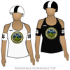 Benton County Roller Derby Bombers: Reversible Scrimmage Jersey (White Ash / Black Ash)