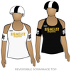 Big Easy Rollergirls All Stars: Reversible Scrimmage Jersey (White Ash / Black Ash)