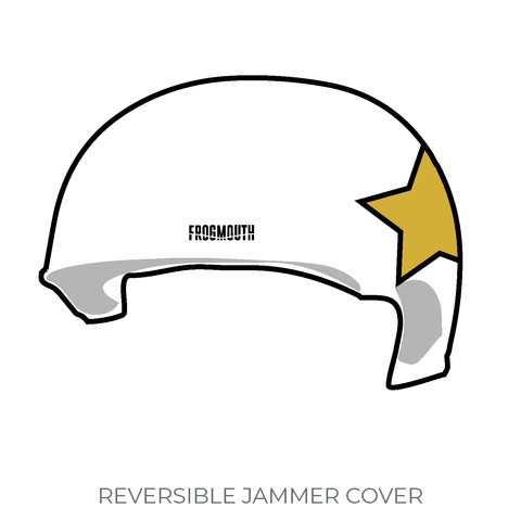 Big Easy Rollergirls All Stars: 2019 Jammer Helmet Cover (White)