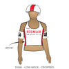 BisMan Roller Derby Bombshellz: 2017 Uniform Jersey (White)