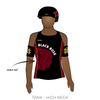 Black Rose Rollers: Reversible Uniform Jersey (BlackR/WhiteR)