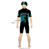 Blue Mountains Roller Derby League Juniorcorns: Reversible Uniform Jersey (TealR/BlackR)
