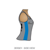 Ithaca League of Women Rollers BlueStockings: 2019 Uniform Jersey (Gray)
