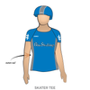 Ithaca League of Women Rollers BlueStockings: 2019 Uniform Jersey (Blue)