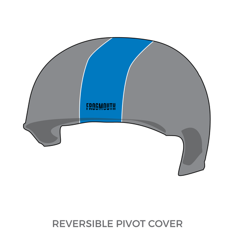 Ithaca League of Women Rollers BlueStockings: 2019 Pivot Helmet Cover (Gray)