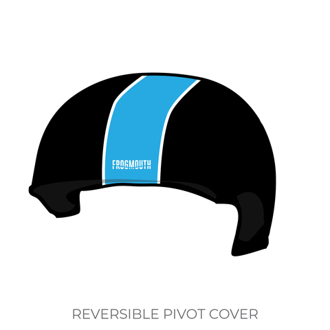 Canberra Roller Derby League Black ‘n’ Blue Belles: Pivot Helmet Cover (Black)