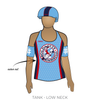 Jacksonville Roller Derby Bold City Bombshells: 2019 Uniform Jersey (Blue)