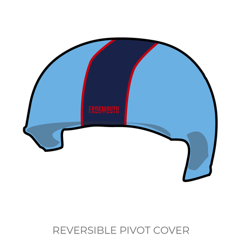 Jacksonville Roller Derby Bold City Bombshells: 2019 Pivot Helmet Cover (Blue)
