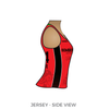 Gillette Roller Derby League: Reversible Uniform Jersey (OrangeR/RedR)