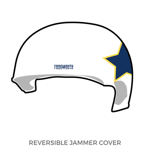 Boston Roller Derby Boston Common: 2018 Jammer Helmet Cover (White)