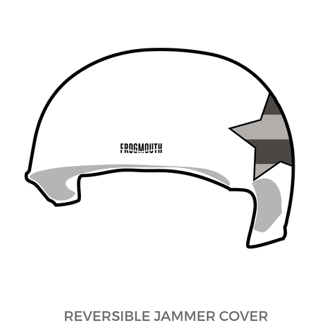 Boulder County Roller Derby Devils: Jammer Helmet Cover (White)