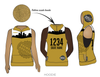 Milwaukee Roller Derby Brewcity Bruisers: 2019 Uniform Sleeveless Hoodie
