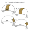 Milwaukee Roller Derby Brewcity Bruisers: Two Pairs of Reversible Helmet Covers