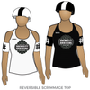 Milwaukee Roller Derby Brewcity Bruisers: Reversible Scrimmage Jersey (White Ash / Black Ash)
