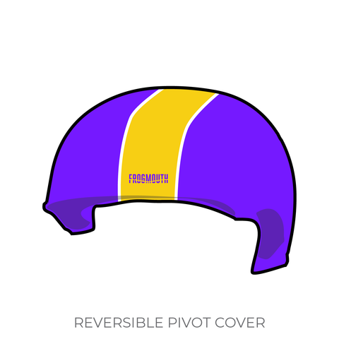 Canberra Roller Derby League Brindabelters: Pivot Helmet Cover (Purple)