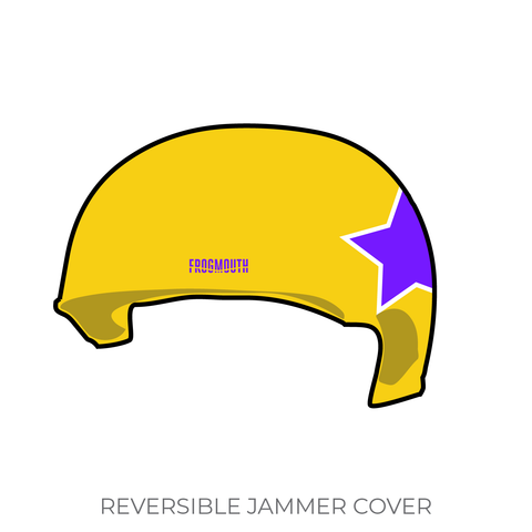 Canberra Roller Derby League Brindabelters: Jammer Helmet Cover (Yellow)